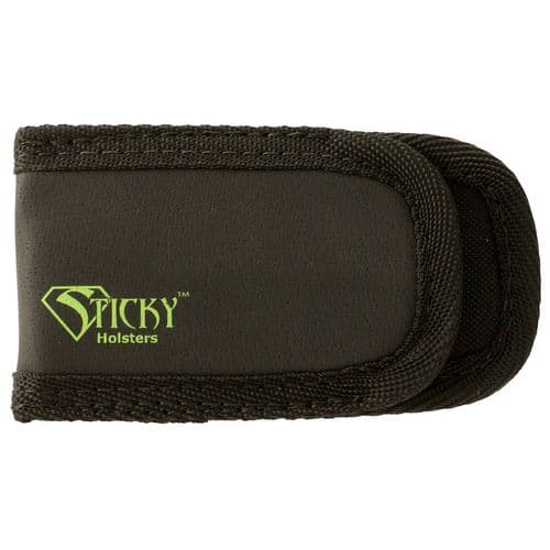 Sticky Holsters MAGPOUCH Mag Pouch Single IWB Latex Free Synthetic Rubber Black w/Green Logo Sticky Holsters MAGPOUCH Mag Pouch Single IWB Latex Free Synthetic Rubber Black w/Green Logo