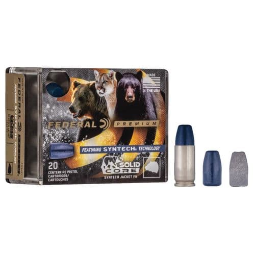 Federal P357SHC1 Premium 357 Mag 180 gr Solid Core Synthetic 20 Bx/ 10 Cs Federal P357SHC1 Premium 357 Mag 180 gr Solid Core Synthetic 20 Bx/ 10 Cs