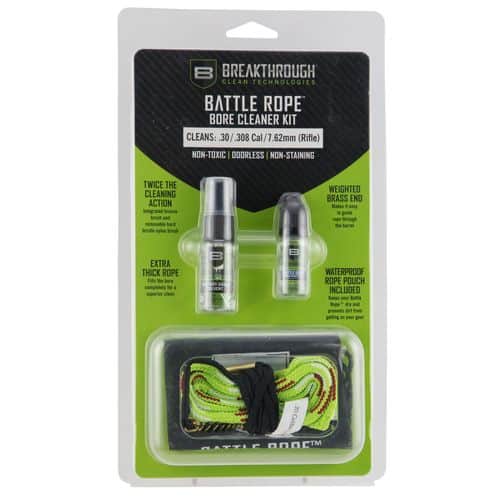 Breakthrough Clean BTBRFS30RR Battle Rope Bore Cleaner Kit .30 Cal,.308 Cal,7.62mm Rifle Breakthrough Clean BTBRFS30RR Battle Rope Bore Cleaner Kit .30 Cal,.308 Cal,7.62mm Rifle
