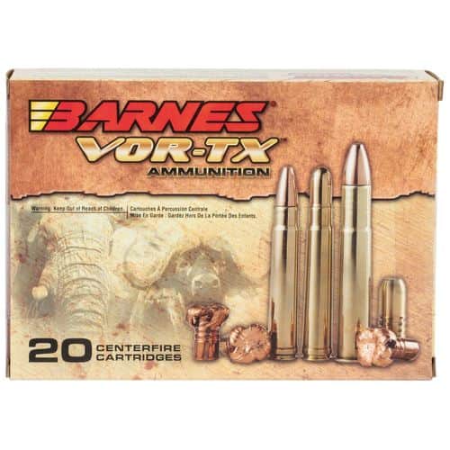 Barnes Bullets 22035 VOR-TX Safari 416 Rigby 400 gr Round Nose Banded Solid 20 Bx/ 10 Cs Barnes Bullets 22035 VOR-TX Safari 416 Rigby 400 gr Round Nose Banded Solid 20 Bx/ 10 Cs