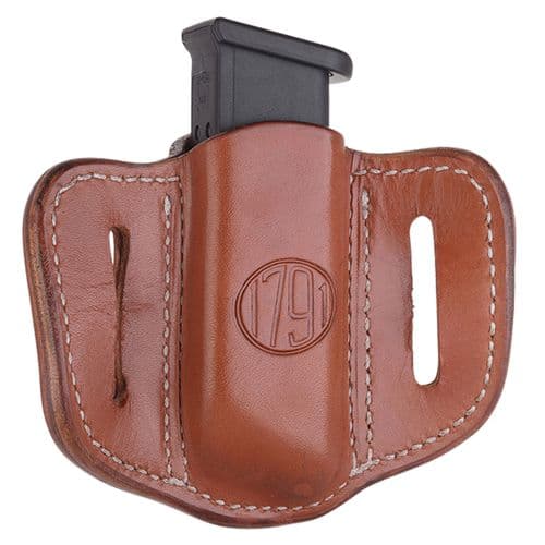 1791 Gunleather MAG12CBRA MAG1.2 Single Classic Brown Leather 1791 Gunleather MAG12CBRA MAG1.2 Single Classic Brown Leather