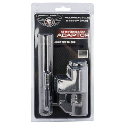 Dead Foot DFAMCSRFSRC2BN1 Modified Cycle System with Right Side Folding Stock Adaptor Black DLC BCG Dead Foot DFAMCSRFSRC2BN1 Modified Cycle System with Right Side Folding Stock Adaptor Black DLC BCG