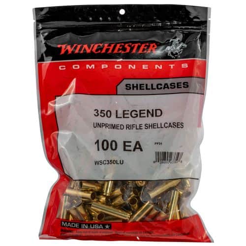 Winchester Ammo WSC350LU Unprimed Cases Rifle 350 Legend Brass 100 Winchester Ammo WSC350LU Unprimed Cases Rifle 350 Legend Brass 100