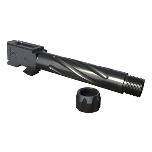 RIVAL ARMS RA20G202B Threaded Compatible with Glock 19 Gen 3/4 416 Stainless Steel Graphite PVD RIVAL ARMS RA20G202B Threaded Compatible with Glock 19 Gen 3/4 416 Stainless Steel Graphite PVD
