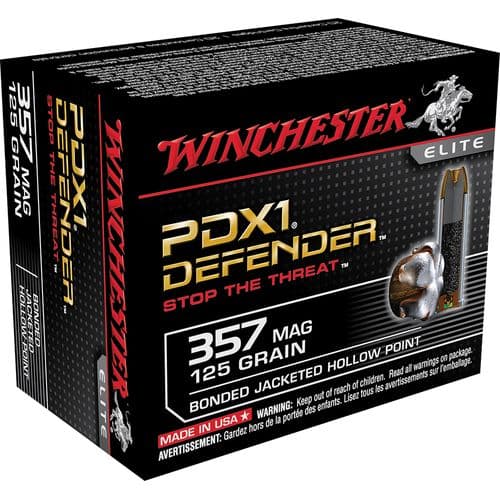 Winchester Ammo Defender 357 Mag 125 gr Bonded Jacket Hollow Point - S357MPDB Winchester Ammo Defender 357 Mag 125 gr Bonded Jacket Hollow Point - S357MPDB