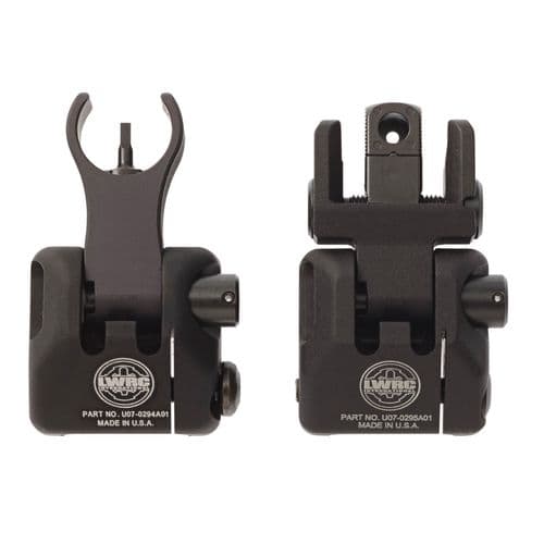 LWRC 2000065A01 Skirmish Iron Sights Front and Rear Sight Folding Black LWRC 2000065A01 Skirmish Iron Sights Front and Rear Sight Folding Black