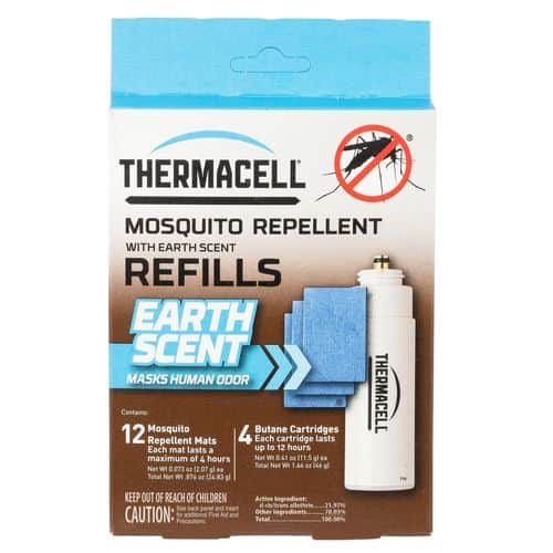 Thermacell E4 Repellent Refill Earth 4 Fuel Cartridges/12 Mats Thermacell E4 Repellent Refill Earth 4 Fuel Cartridges/12 Mats