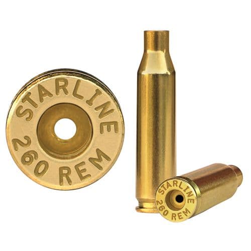 Starline Brass STAR260REMEU Rifle 260 Remington Brass 50 Per Bag Starline Brass STAR260REMEU Rifle 260 Remington Brass 50 Per Bag