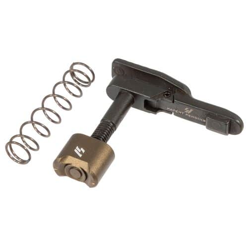 Strike ARAMBIMRFDE Ambidextrous Magazine Release AR-15, M16 Mil-Spec Flat Dark Earth Aluminum Strike ARAMBIMRFDE Ambidextrous Magazine Release AR-15, M16 Mil-Spec Flat Dark Earth Aluminum