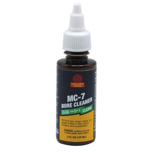 Shooters Choice MC702 MC 7 Bore Cleaner and Conditioner 2 oz Squeeze Bottle Shooters Choice MC702 MC 7 Bore Cleaner and Conditioner 2 oz Squeeze Bottle