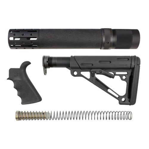 Hogue OverMolded Stock Kit, Black Includes Rifle Length Forend & Finger Groove Grip for AR-15, M16 - 15078 Hogue OverMolded Stock Kit, Black Includes Rifle Length Forend & Finger Groove Grip for AR-15, M16 - 15078
