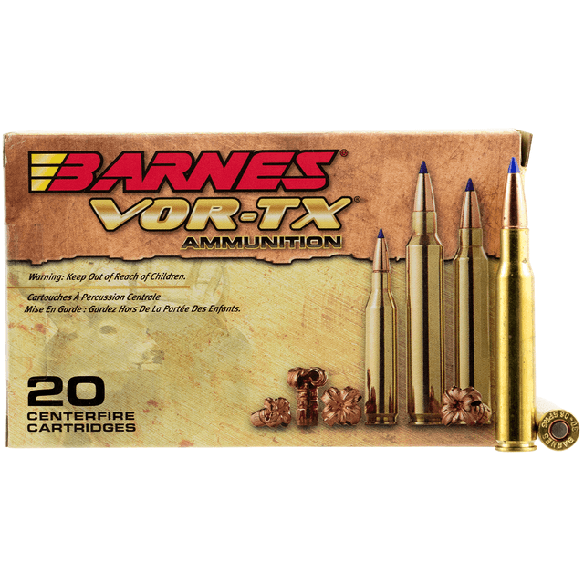 Barnes Bullets 21565 VOR-TX Rifle 30-06 Springfield 168 gr Tipped TSX Boat Tail Hunting Ammo Barnes Bullets 21565 VOR-TX Rifle 30-06 Springfield 168 gr Tipped TSX Boat Tail Hunting Ammo