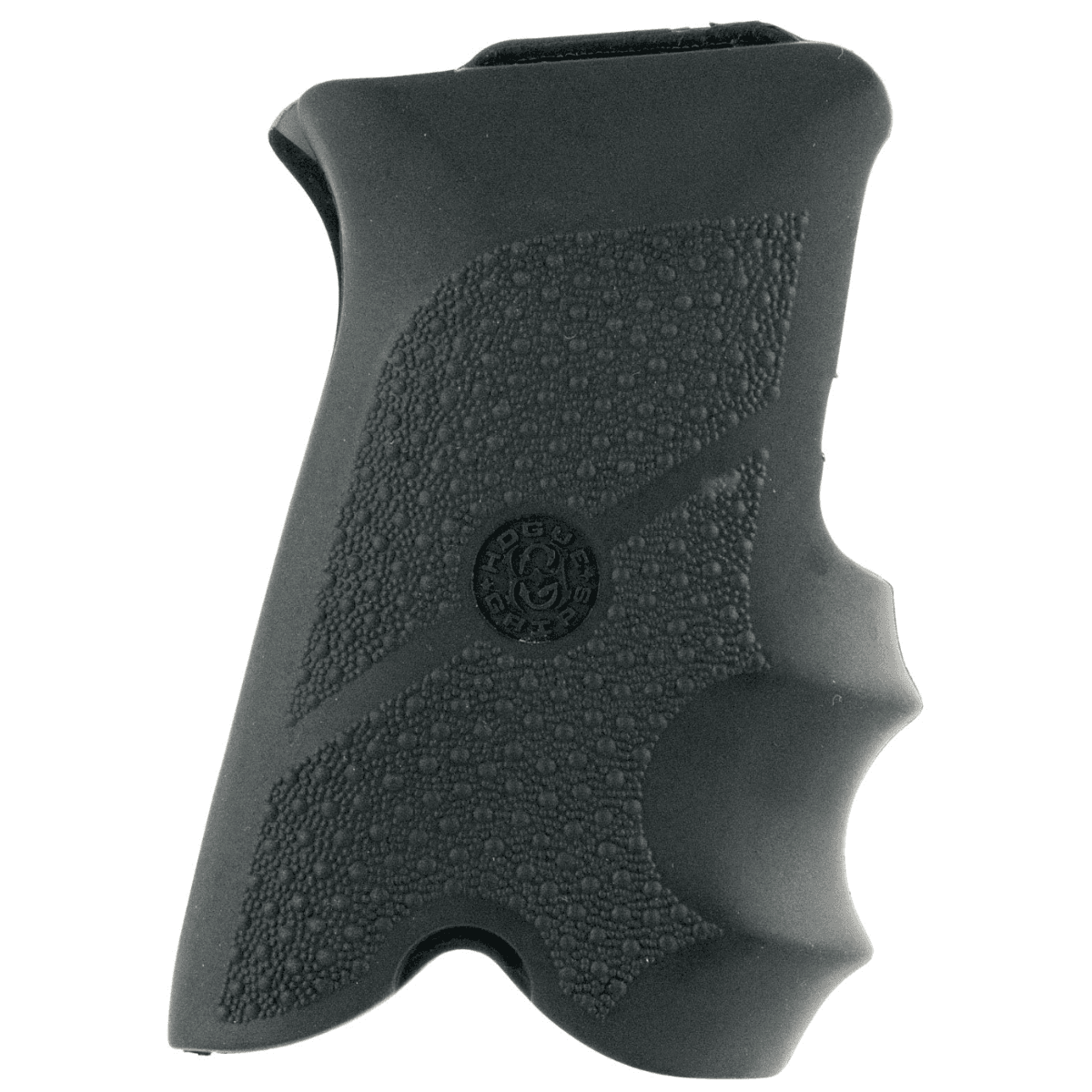 Hogue Rubber Grip, Black Rubber with Finger Grooves for Ruger P85, P91 - 85000 Hogue Rubber Grip, Black Rubber with Finger Grooves for Ruger P85, P91 - 85000