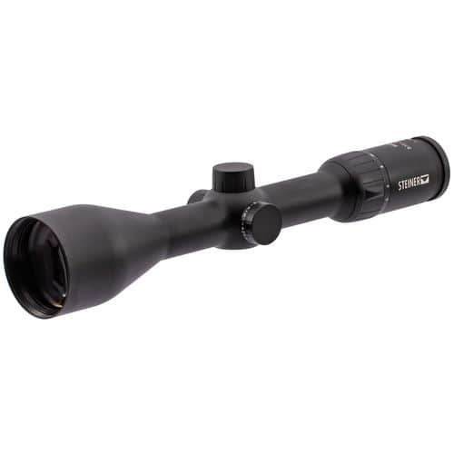 Steiner 5250 H4Xi Hunting
3-12x 56mm Obj 13-3.3 ft @ 100 yds FOV 30mm Tube Black Finish Plex S1 Steiner 5250 H4Xi Hunting
3-12x 56mm Obj 13-3.3 ft @ 100 yds FOV 30mm Tube Black Finish Plex S1