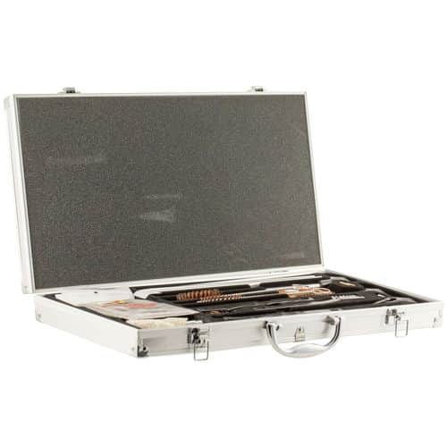 Hoppes UACPR Premium Cleaning Kit Multi-Caliber Rifle/Shotgun/Pistol Nylon, Bronze, Stainless Steel Hoppes UACPR Premium Cleaning Kit Multi-Caliber Rifle/Shotgun/Pistol Nylon, Bronze, Stainless Steel