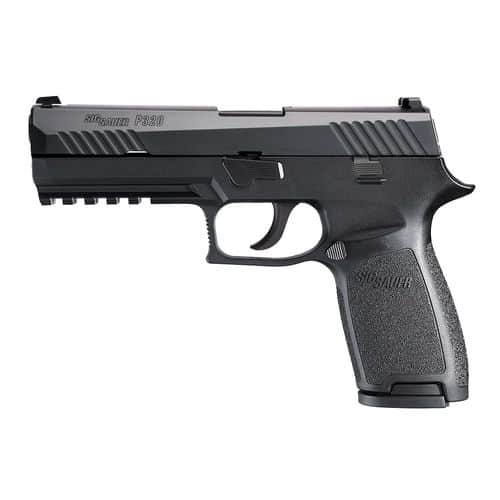 Sig Sauer P320 9mm 17+1 Full Sized Pistol with Contrast Sights Sig Sauer P320 9mm 17+1 Full Sized Pistol with Contrast Sights