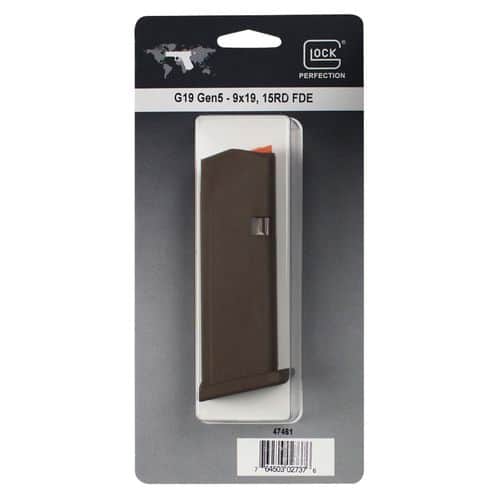 Glock 47461 G19 9mm Luger 15rd Flat Dark Earth Detachable Glock 47461 G19 9mm Luger 15rd Flat Dark Earth Detachable