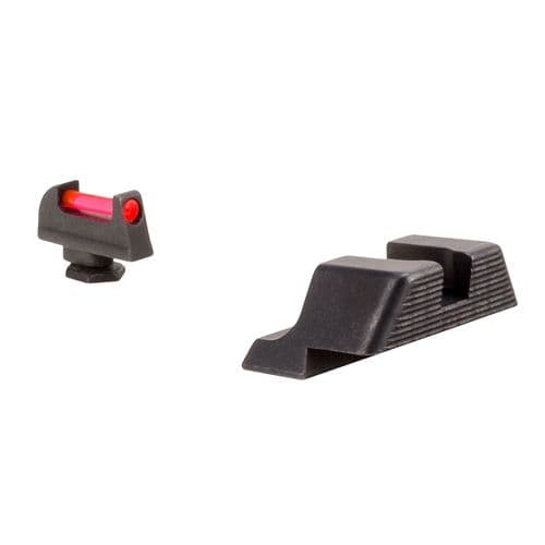 Trijicon 601026 Fiber Sight Set fits Glock 20,21,29,30,36,40,41 & S & SF Variants Red Front Black Trijicon 601026 Fiber Sight Set fits Glock 20,21,29,30,36,40,41 & S & SF Variants Red Front Black