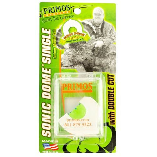 Primos PS1176 Sonic Dome Single Reed Double Cut Wild Turkey Mouth Call Primos PS1176 Sonic Dome Single Reed Double Cut Wild Turkey Mouth Call