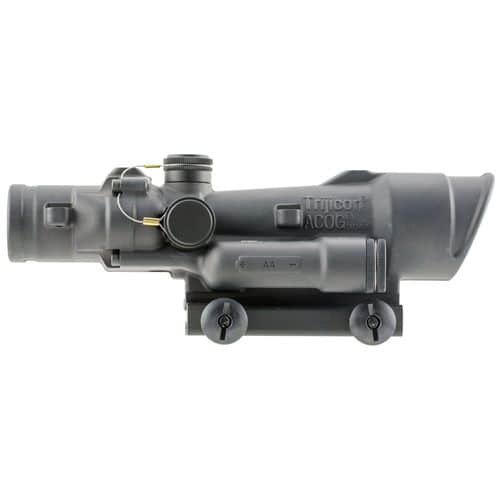 Trijicon 100502 ACOG 3.5x 35mm Obj 28.9 ft @ 100 yds FOV 30mm-35mm Tube Black Matte Finish Illuminated Crosshair 308 Green Trijicon 100502 ACOG 3.5x 35mm Obj 28.9 ft @ 100 yds FOV 30mm-35mm Tube Black Matte Finish Illuminated Crosshair 308 Green