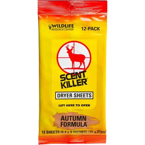 Wildlife Research 580 Scent Killer Dryer Sheets
Odor Eliminator Autumn Scent Wildlife Research 580 Scent Killer Dryer Sheets
Odor Eliminator Autumn Scent