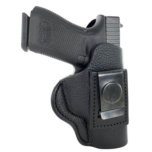 1791 Gunleather SCH4NSBL SCH IWB Size 04 Night Sky Black Leather Belt Clip Compatible w/Glock 17/S&W M&P Shield/Springfield XD Left Hand 1791 Gunleather SCH4NSBL SCH IWB Size 04 Night Sky Black Leather Belt Clip Compatible w/Glock 17/S&W M&P Shield/Springfield XD Left Hand