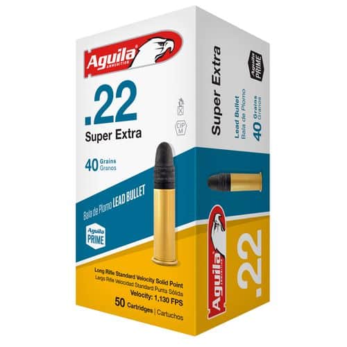 Aguila Standard 1B220332 22 LR 40 gr Solid Point Rimfire Ammo Aguila Standard 1B220332 22 LR 40 gr Solid Point Rimfire Ammo