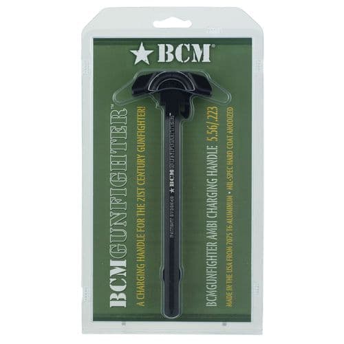 BCM GFHMOD4X4556 BCMGunfighter Charging Handle with Mod 4x4 Latch AR-15 Black Hardcoat Anodized 7075 Aluminum Ambidextrous BCM GFHMOD4X4556 BCMGunfighter Charging Handle with Mod 4x4 Latch AR-15 Black Hardcoat Anodized 7075 Aluminum Ambidextrous