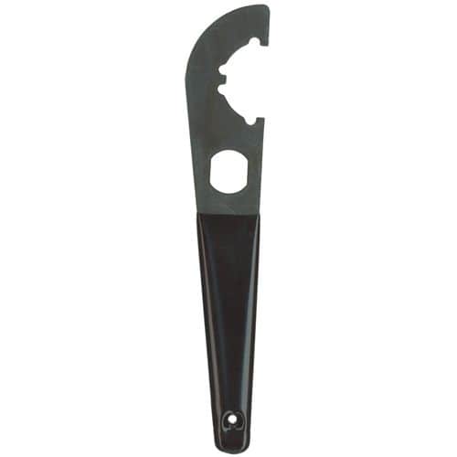 Outdoor Connection BTNW28197 M4 Buffer Tube Nut Wrench Steel with Rubber Black Handle Outdoor Connection BTNW28197 M4 Buffer Tube Nut Wrench Steel with Rubber Black Handle