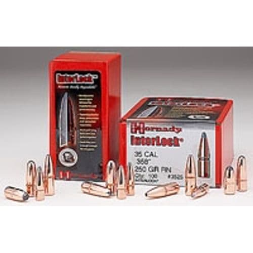 Hornady 3045 InterLock 30 Cal .308 165 gr Boat Tail Spire Point 100 Per Box Hornady 3045 InterLock 30 Cal .308 165 gr Boat Tail Spire Point 100 Per Box
