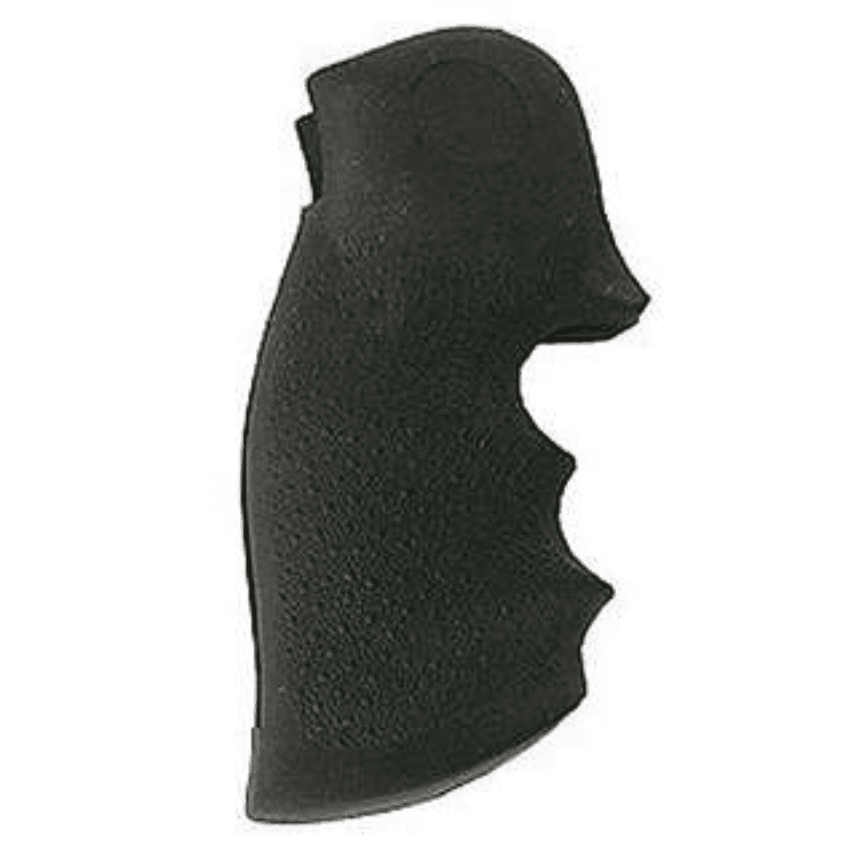 Hogue OverMolded Monogrip, Black Rubber with Finger Grooves for Colt Python - 46000 Hogue OverMolded Monogrip, Black Rubber with Finger Grooves for Colt Python - 46000