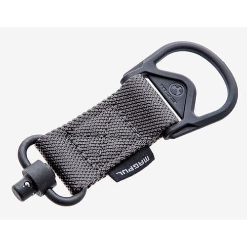 Magpul MAG517-GRY MS1/MS3 QD Sling Adapter made of Steel with Maganese Phosphate Stealth Gray Finish, Polymer Hardware, Nylon 1.25" Webbing & Two to One-Point Design for AR-15, M4, M16, AK-Platform & AKM Magpul MAG517-GRY MS1/MS3 QD Sling Adapter made of Steel with Maganese Phosphate Stealth Gray Finish, Polymer Hardware, Nylon 1.25" Webbing & Two to One-Point Design for AR-15, M4, M16, AK-Platform & AKM