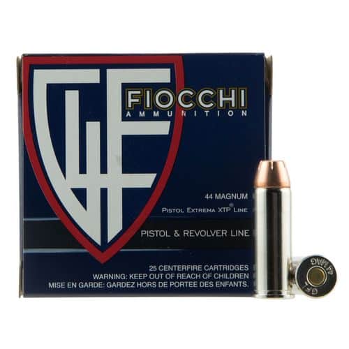 Fiocchi 44XTPB25 Extrema 44 Rem Mag 200 gr XTP Hollow Point 25 Bx/ 20 Cs Fiocchi 44XTPB25 Extrema 44 Rem Mag 200 gr XTP Hollow Point 25 Bx/ 20 Cs