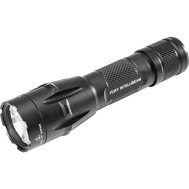 Surefire FURYIBDF Fury with IntelliBeamWhite LED 1500/1200 Lumens Rechargeable Battery, Black Aluminum Body Surefire FURYIBDF Fury with IntelliBeamWhite LED 1500/1200 Lumens Rechargeable Battery, Black Aluminum Body