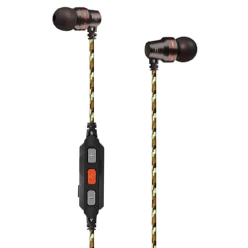 Walkers GWP-RPHE-BT Flexible Bluetooth Neckband Ear Buds 30 dB Black/Green Walkers GWP-RPHE-BT Flexible Bluetooth Neckband Ear Buds 30 dB Black/Green