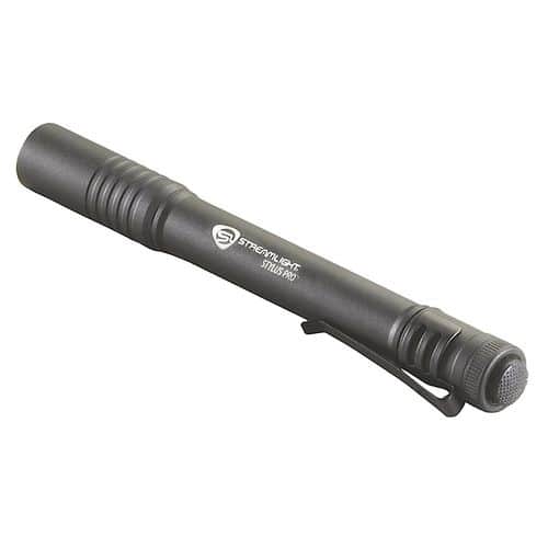 Streamlight 66118 Stylus Pro 100 Lumens LED Aluminum Black Anodized AAA Streamlight 66118 Stylus Pro 100 Lumens LED Aluminum Black Anodized AAA