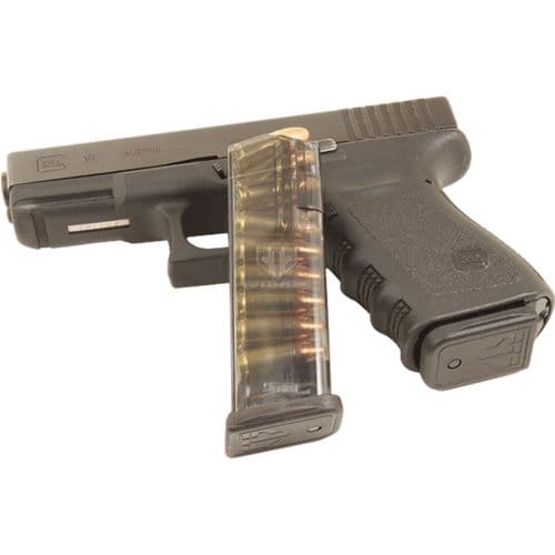 ETS Group GLK-19 Glock Compatible 9mm Luger Glock G19, 26 15rd Clear Detachable ETS Group GLK-19 Glock Compatible 9mm Luger Glock G19, 26 15rd Clear Detachable