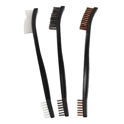 Birchwood Casey 41104 Cleaning Brushes Multi-Caliber Universal Steel,Brass,Nylon 3 Pack Birchwood Casey 41104 Cleaning Brushes Multi-Caliber Universal Steel,Brass,Nylon 3 Pack