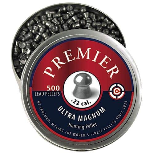 Crosman LDP22 Premier Pellets Domed .22 Silver 500 Count Crosman LDP22 Premier Pellets Domed .22 Silver 500 Count