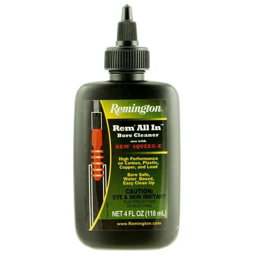Remington Accessories 19917 All In Bore Cleaner 4 oz Squeeze Bottle Remington Accessories 19917 All In Bore Cleaner 4 oz Squeeze Bottle