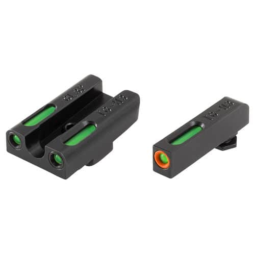 Truglo TG13GL3PC Brite-Site TFX Pro Day/Night Sights Fits Glock 42/43 Tritium/Fiber Optic Green w/Orange Outline Front U-Notch Green Rear Black Truglo TG13GL3PC Brite-Site TFX Pro Day/Night Sights Fits Glock 42/43 Tritium/Fiber Optic Green w/Orange Outline Front U-Notch Green Rear Black