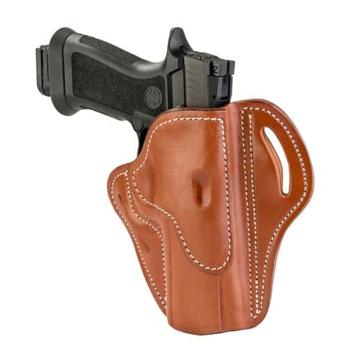 1791 Gunleather BH24CBRR BH2.4 OWB 2.4 Signature Brown Leather Belt Slide Fits Walther PPQ/Sig P320/Springfield XD-M 1791 Gunleather BH24CBRR BH2.4 OWB 2.4 Signature Brown Leather Belt Slide Fits Walther PPQ/Sig P320/Springfield XD-M