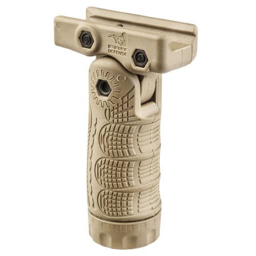 FAB DEFENSE FX-TFLT T-FL 7-Position Vertical Foregrip Polymer Flat Dark Earth FAB DEFENSE FX-TFLT T-FL 7-Position Vertical Foregrip Polymer Flat Dark Earth