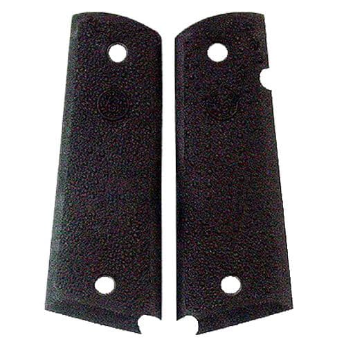 Hogue 45090 Rubber Grip Panels with Palm Swells 1911 Government Black Hogue 45090 Rubber Grip Panels with Palm Swells 1911 Government Black