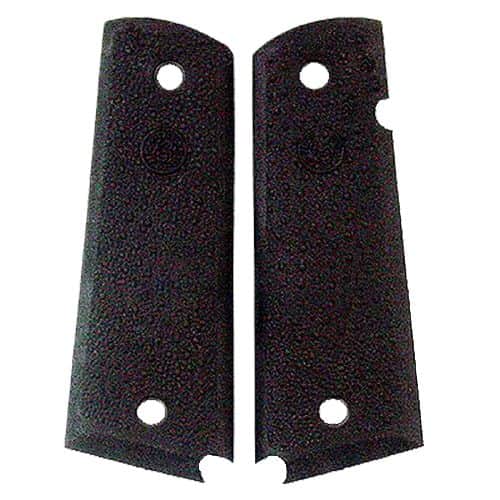 Hogue 45090 Rubber Grip Panels with Palm Swells 1911 Government Black Hogue 45090 Rubber Grip Panels with Palm Swells 1911 Government Black