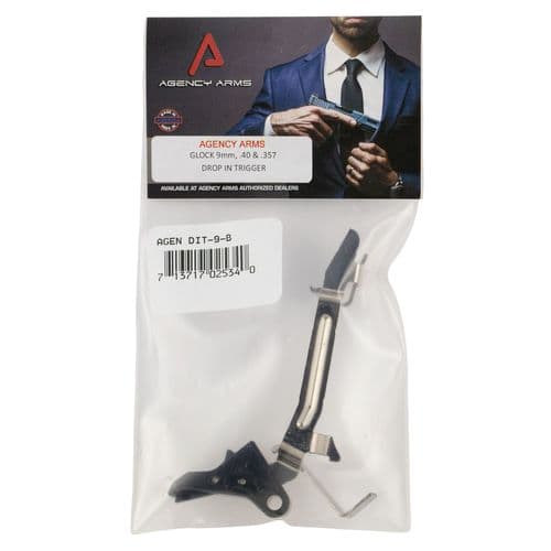 Agency Arms DIT-9-B Drop-In Compatible with Glock 9, 40, 357 Not 42,43 Flat 3.50 lbs Agency Arms DIT-9-B Drop-In Compatible with Glock 9, 40, 357 Not 42,43 Flat 3.50 lbs