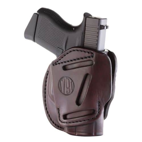 1791 Gunleather 3WH2SBRA 3-Way IWB/OWB Size 02 Signature Brown Leather Belt Loop Compatible w/ Ruger LCP Compatible w/ Glock 42 Compatible w/ S&W Bodyguard Ambidextrous Hand 1791 Gunleather 3WH2SBRA 3-Way IWB/OWB Size 02 Signature Brown Leather Belt Loop Compatible w/ Ruger LCP Compatible w/ Glock 42 Compatible w/ S&W Bodyguard Ambidextrous Hand