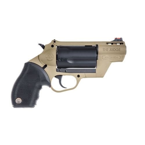 Taurus Public Defender .410 Bore/.45 Colt 2.5" FDE Revolver 2-441021FDE Taurus Public Defender .410 Bore/.45 Colt 2.5" FDE Revolver 2-441021FDE