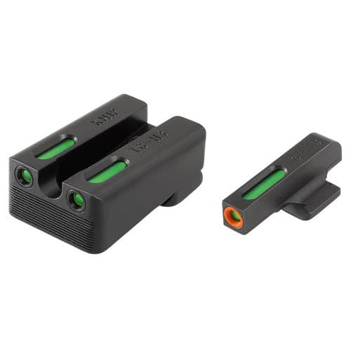 Truglo TG13KM1PC Brite-Site TFX Pro Day/Night Sights Kimber Tritium/Fiber Optic Green w/Orange Outline Front U-Notch Green Rear Black Truglo TG13KM1PC Brite-Site TFX Pro Day/Night Sights Kimber Tritium/Fiber Optic Green w/Orange Outline Front U-Notch Green Rear Black