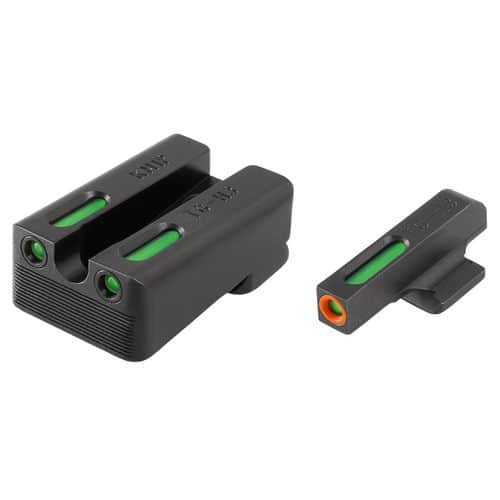 Truglo TG13KM1PC Brite-Site TFX Pro Day/Night Sights Kimber Tritium/Fiber Optic Green w/Orange Outline Front U-Notch Green Rear Black Truglo TG13KM1PC Brite-Site TFX Pro Day/Night Sights Kimber Tritium/Fiber Optic Green w/Orange Outline Front U-Notch Green Rear Black